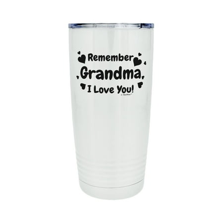 

ThisWear Grandma Gifts for Women Remember Grandma I Love You 20oz Stainless Steel Insulated Travel Mug with Lid