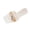 Exquisite Shoes - White, variant on Women Square Open Toe Flat Slide Sandals Elegant Summer Crystal Chain Mesh Slip On Shoes Breathable Casual Daily Beach Footwear for Wedding Guest
