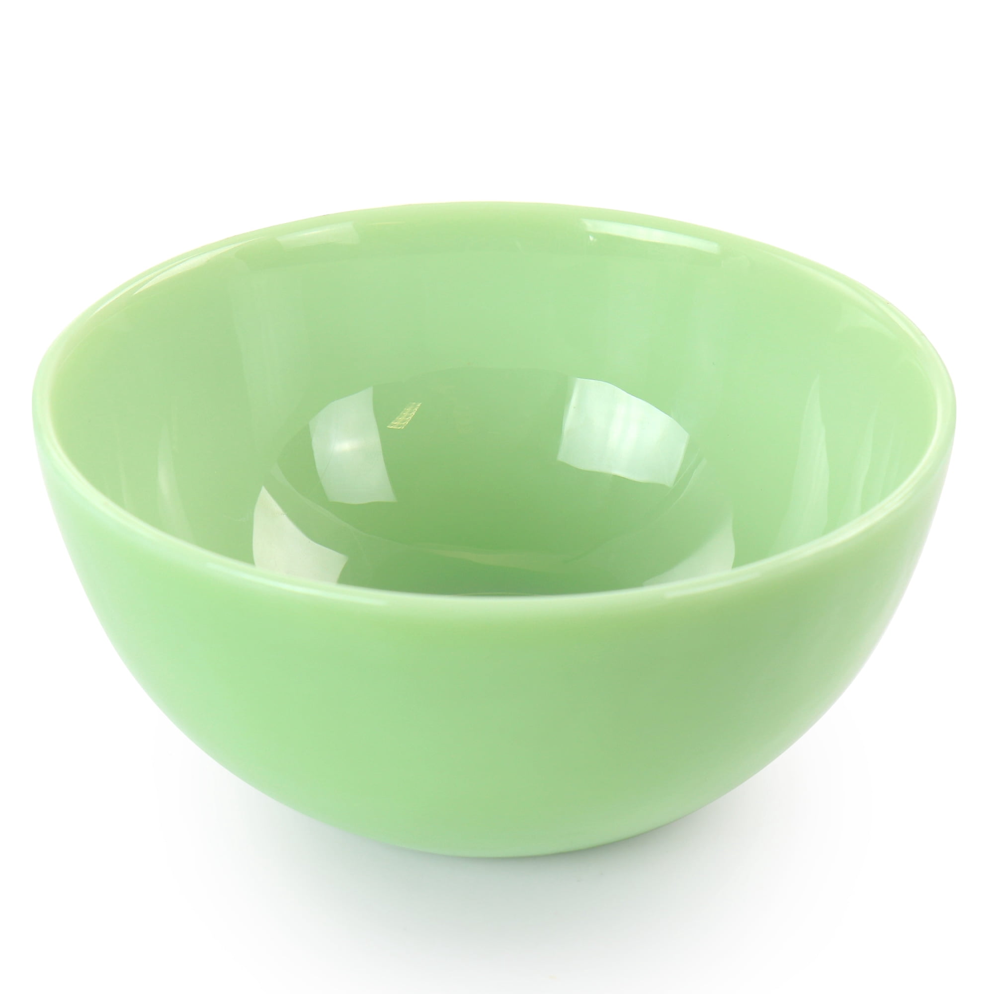 Martha Stewart Everyday Jadeite Glass 2-Piece Bowl Set, 6", Jade Green