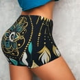 thumbnail image 5 of Yiaed Boho Dreamcatcher Print Women's Athletic Shorts Running Shorts Sporty Short High Waisted Elastic Workout Shorts for Yoga Gym Running & Sports -Large, 5 of 8