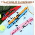 thumbnail image 4 of Uxcell Race Number Belt, Elastic Comfortable Running Belts with 6 Energy Gel Loops for Triathlon 2 Pcs & Green, 4 of 6