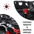 thumbnail image 2 of Montable Electrico Speed para Niños Control Remoto Luces Led y Sonido Bluetooth 12v - Negro., 2 of 7