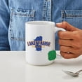 thumbnail image 4 of CafePress - Lake Tahoe With Map Coordinates Mugs - 15 oz Ceramic Large White Novelty Mug, 4 of 6