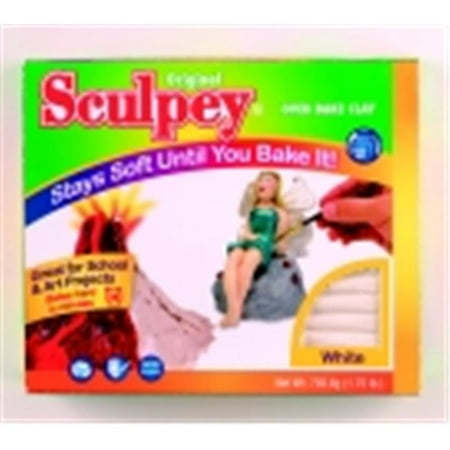 Sculpey Polymer Modeling Compound Clay - 8 Lbs. - White
