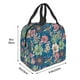 thumbnail image 3 of Easygdp Colorful Flowers Bolsa Térmica Premium - Tela Oxford Impermeable, Gran Capacidad, Bolsillo Frontal, Unisex para Trabajo, Escuela, Actividades al Aire Libre y Picnics, 3 of 8