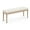 Beige and Wood, variant on 44" Bedroom , Vintage French Tufted End of Bed , Upholstered Fabric Ottoman with Carved Wood Legs for Bedroom,Dining Piano Stool for Living Room,Foyer, Beige