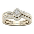 thumbnail image 1 of Jusqu'à 65 % de Réduction sur les Bagues en Strass pour Femmes, Ensemble de 2 Pcs, Bagues Empilables, Bagues de Fiançailles, Colliers, Bagues, Boucles d'Oreilles, Bijoux en Liquidation, 1 of 1