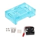 thumbnail image 1 of Caja De Caja De ABS Portátil + Ventilador De Refrigeración Para Pi 3 Modelo B Azul Yotijar Caja de ABS con ventilador, 1 of 9
