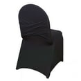 thumbnail image 6 of Efavormart 20 PCS Black Madrid Spandex Banquet Chair Covers, Premium Fitted Chair Covers, 6 of 11