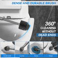 thumbnail image 4 of SUGARDAY Toilet Brush and Plunger Set with Caddy for Bathroom, Toilet Bowl Brush and Holder Plunger Combo, White, 4 of 7