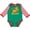 Green and Red, variant on Inktastic 1st Birthday with Taco and Confetti Boys or Girls Long Sleeve Baby Bodysuit