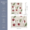 thumbnail image 2 of Yayeee Toggle Light Switch Wall Plate 2-Gang 4.56"x4.48" Decorative Outlet Cover, Beige Cherry, 2 of 7