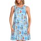 thumbnail image 1 of Balery Cartoon Rocket With Space Vestidos de verano para mujer con estampado: vestido holgado sin mangas, vestido playero informal y cómodo para días calurosos., 1 of 7
