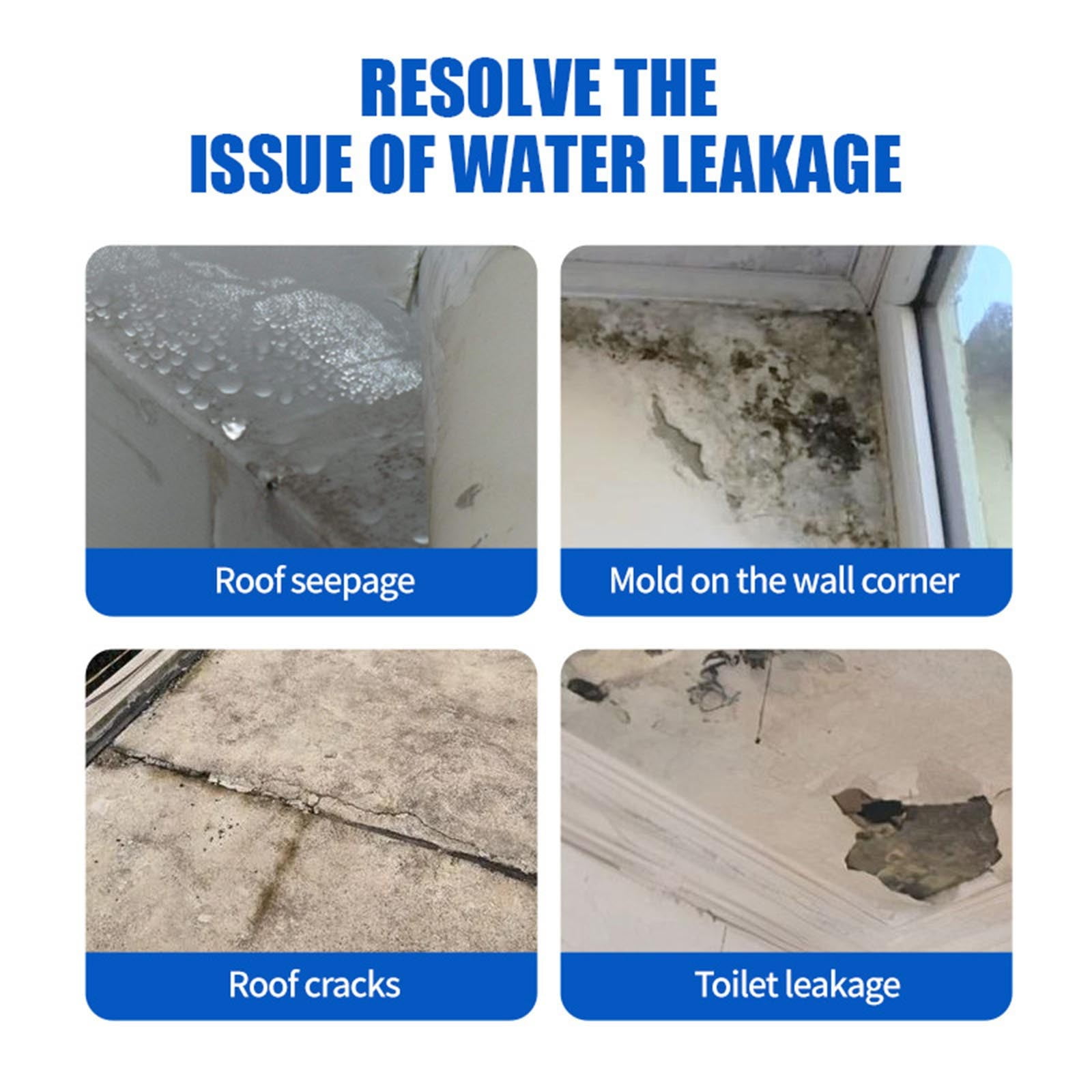 Polyurethane Waterproof Coating | Exterior Wall & Roof Leak Repair | Water-Based Sealant | 300ml | For Concrete, Metal, Wood | Covers 14 sq ft | Weather-Resistant | Multi-Surface