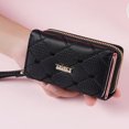 thumbnail image 4 of JUNWELL Women‘s Love Heart Short Wallet  Embroidered Flower  Fashion Multifunctional Clutch With Many Card Slots  Small Coin Purse, 4 of 7