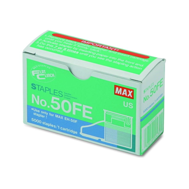 Cartucho de grapas Max 50-FE para grapadora de cierre plano EH-50F