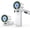White, variant on Portable Handheld Turbo Fan with Ice Cooler, 199 Speed Personal Fan,5500mAh Rechargeable,20H Cooling Time,20000 RPM Powerful Silent Motor, Summer Essential for Travel/Outdoor/Office, Grey Purple