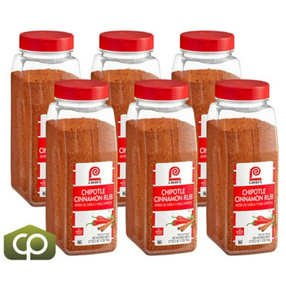 Lawry's Chipotle Cinnamon Rub, 27 oz. - 6/Case - Bold Flavor for Grilled Meats