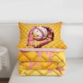 thumbnail image 5 of Erosebridal Girls Baseball Sport Twin Comforter Sets For Kids,Pink Ice Cream Drip Bedding Set,Reversible pink,2-Piece, 5 of 7