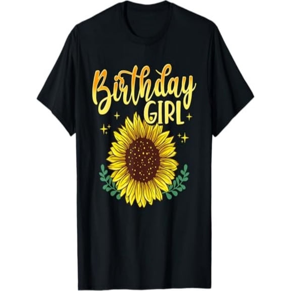 BESTLUCKY Sunflower birthday girl party family suitable T-Shirt