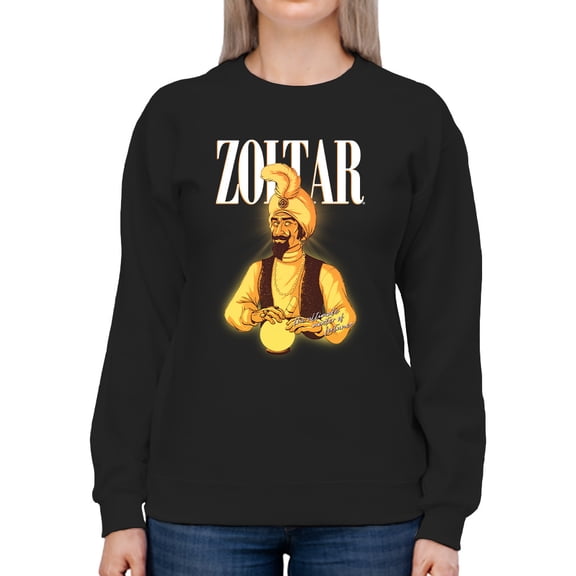 Officially Licensed Zoltar Vintage Psychic Graphic Women's Sweatshirt