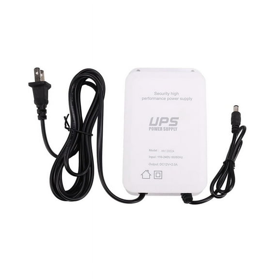 12V-2A Uninterruptible Power Supply UPS Battery Backup Interface, Security Camera UPS Battery Backup Protector US Plug