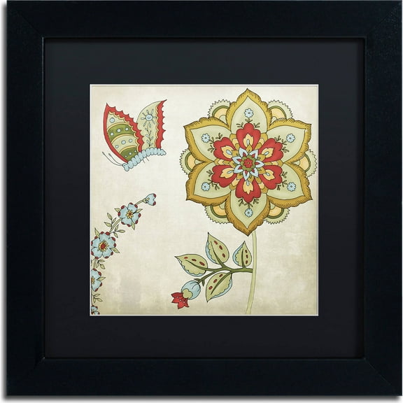 Trademark Fine Art "Sasha I" Canvas Art by Color Bakery, Black Matte, Black Frame