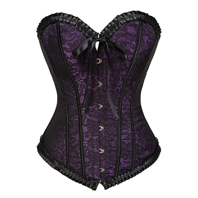 Corsé de corte para mujer, pluma, terciopelo, lazo navideño, moldeador de cuerpo, ropa moldeadora Fridja nalpqowj25062