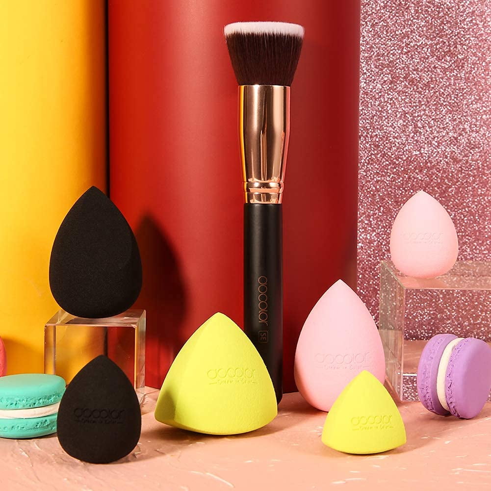 Docolor Makeup Brush Cleaner Sponge, Color Removal Sponge Dry Makeup Brush  Quick Cleaner Sponge - Removes Shadow Color from Your Brush without Water