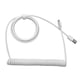 thumbnail image 3 of Cable Datos para Teclado Carga en Espiral Tipo C A USB () Blanco, 3 of 9