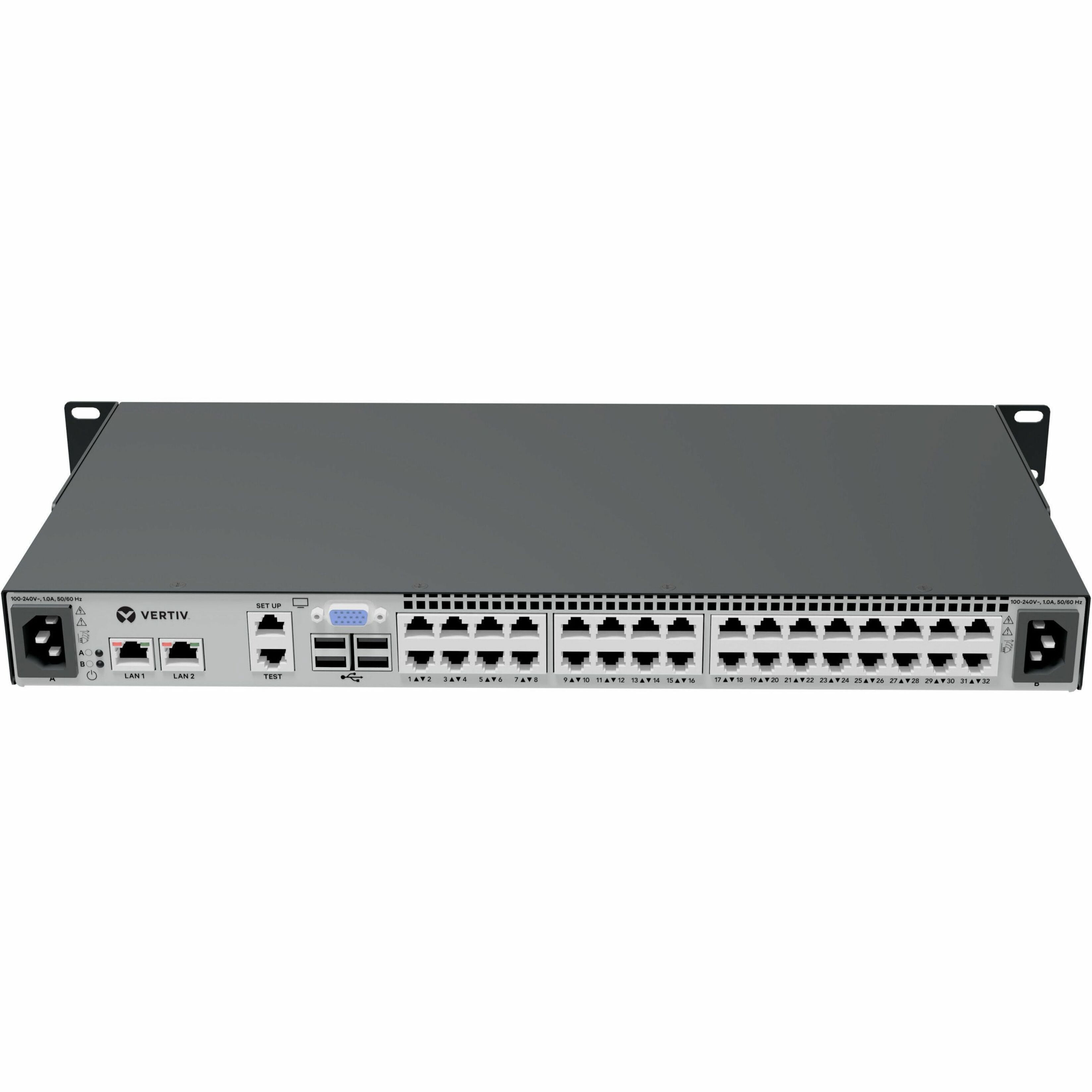 Vertiv Avocent MergePoint Unity 2 MPU2-2032DAC-400, Enterprise KVM-over-IP Switch, 32-Port, 2 Digital Path, Advanced Security, IT Remote Access, 1U - MPU2, rack-mountable, serial console management...
