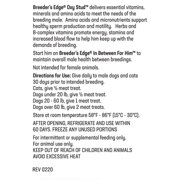 Revival Animal Health Breeder's Edge Oxy Stud - Male Performance Supplement f...