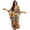 Retro 60s Hippie Flower, variant on Xixirimido Vibrant Cherry Blossom Print Women's Kaftan Dresses Plus Size Beach Cover Up V-Neck Batwing Sleeve Swimsuit Coverup Summer Caftan Dress