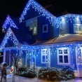 thumbnail image 2 of Icicle Lights Nielfoi 1280 LED, 40 m, azul y blanco, Navidad, 2 of 9