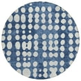 thumbnail image 2 of Addison Rugs Chantille Indoor/Outdoor Transitional Circles Navy Washable Round Rug, 8' x 8', 2 of 6