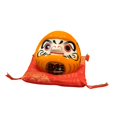 thumbnail image 1 of Alcancía Daruma de cerámica, artesanía, estatua, figura japonesa, decoración de escritorio, ahorro naranja, 1 of 9