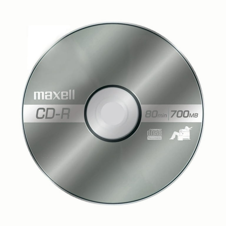 Maxell's 80 Min 700 MB 48X CD-R Recordable Disks Spindle, 10 Pack