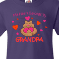 thumbnail image 4 of Inktastic Heart Belongs to Grandpa Youth T-Shirt, 4 of 5
