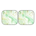 thumbnail image 7 of Daiia Green And Gold Abstract Marble 2PCS Car Windshield Sun Shade, Foldable Sun Shield for Car Front Window, Auto Sun Blocker Visor Protector Universal for Truck SUV Pickup-Medium, 7 of 7