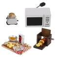 thumbnail image 4 of 1:12 Muebles en Mini Cocina Drcor Refrigerador Microondas, 4 of 9