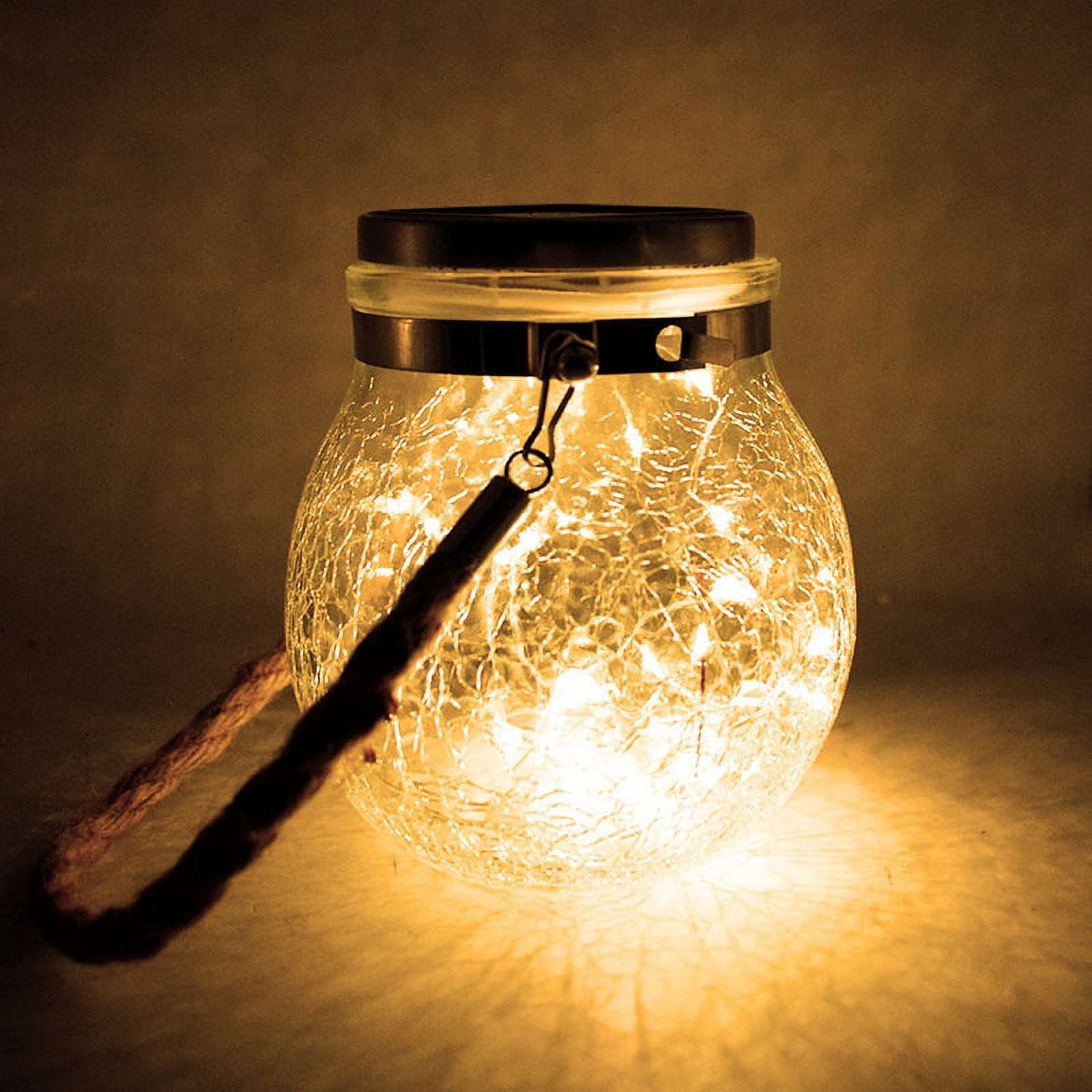 Decorative solar LED light in glass Garden lighting, LED garden lighting, LED string lights, solar lamp decoration for Christmas, parties, festivals