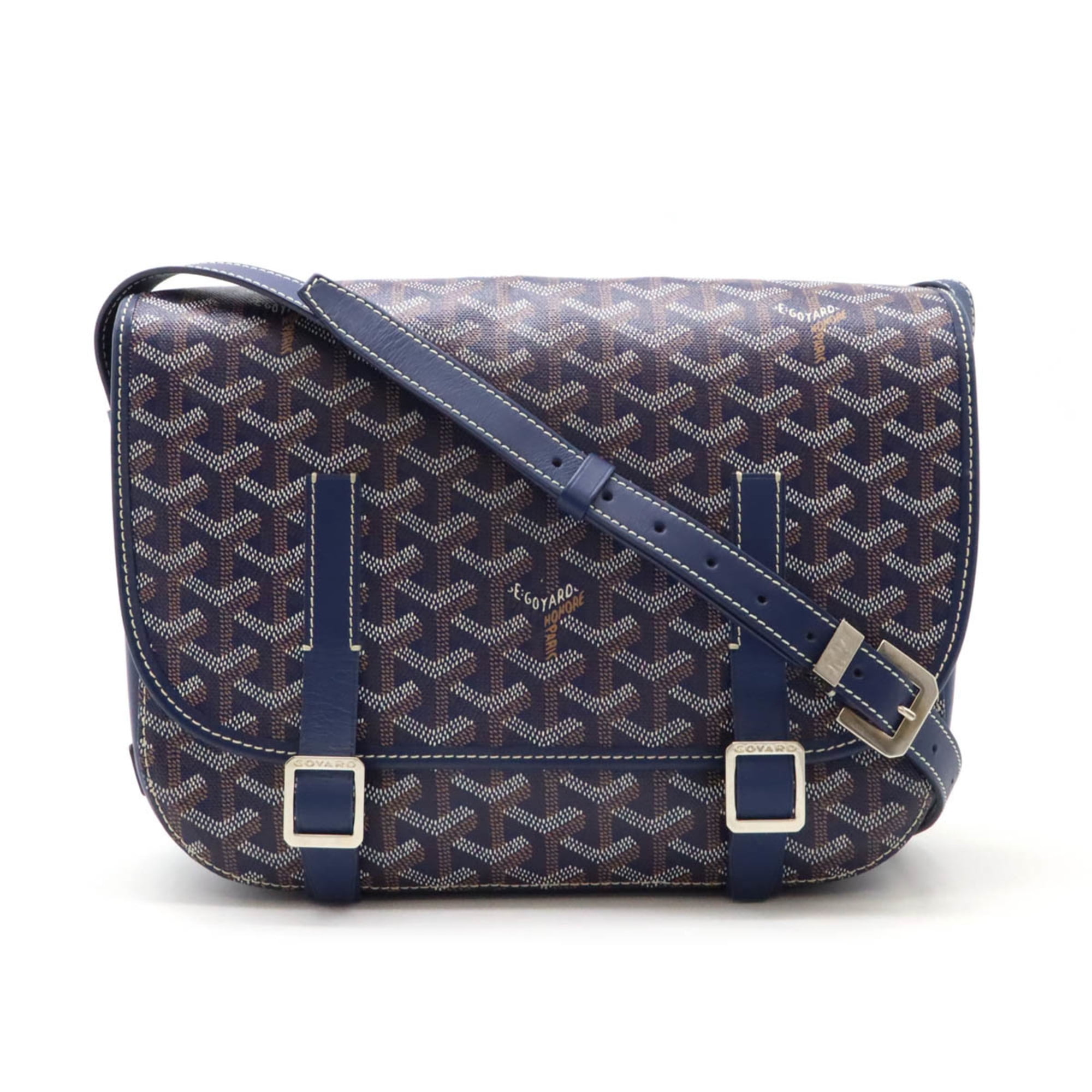 【正規品】GOYARD Belvedere MM Shoulder Bag Pre-Owned GOYARD Belvedere MM Shoulder Bag, Coated Canvas