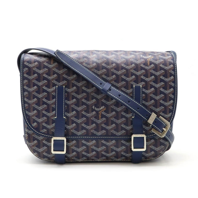 【正規品】GOYARD Belvedere MM Shoulder Bag Pre-Owned GOYARD Belvedere MM Shoulder Bag, Coated Canvas, Leather