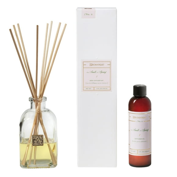 Aromatique Ensemble de Diffuseur The Odor of Spring Reed 4 Oz