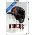 thumbnail image 3 of MLB Arizona Diamondbacks - Drip Helmet 22 Wall Poster, 14.725" x 22.375", 3 of 5