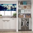 thumbnail image 5 of LALILO Kitchen Curtain Valance Twilight Ocean Tropical Rod Pocket Window Curtain 52"x 18" Set of 2, 5 of 5