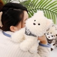 thumbnail image 7 of YOHAVEN Plush Westie Puppy Stuffed Toy, Realistic White Terrier Doll For Men And Women, Soft Filled Cuddly Companion, Shelf Or Bed Decor, Birthday Or Holiday Gift, Calming Comfort For Loved Ones, 7 of 7