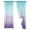 Purple and Blue, variant on Purple and Blue Curtains for Bedroom Decor Set of 2 Single Panel Pocket Window Voile Pastel Sheer Ombre Rainbow Curtain for Room Decoration Teen Princess