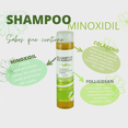 thumbnail image 4 of Shampoo Crecimiento Cabello Alopecia Anti Caída + 3 Activos (Crecimiento Capilar) Enriquecido De Gran Eficiencia Para El Crecimiento Ingredientes Naturales, Hierbas, Semillas Y Extracto de Corteza. ecomlab  Personal, 4 of 5