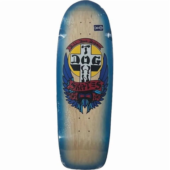 Dogtown Skateboards Red Dog 70's Rider Natural / Transparent Blue Old School Skateboard Deck - 10" x 30.3" (Deck Only)